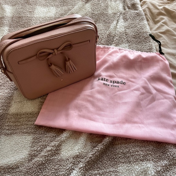 Kate Spade Blush Crossbody Bag with Tassels - Picture 2 of 4